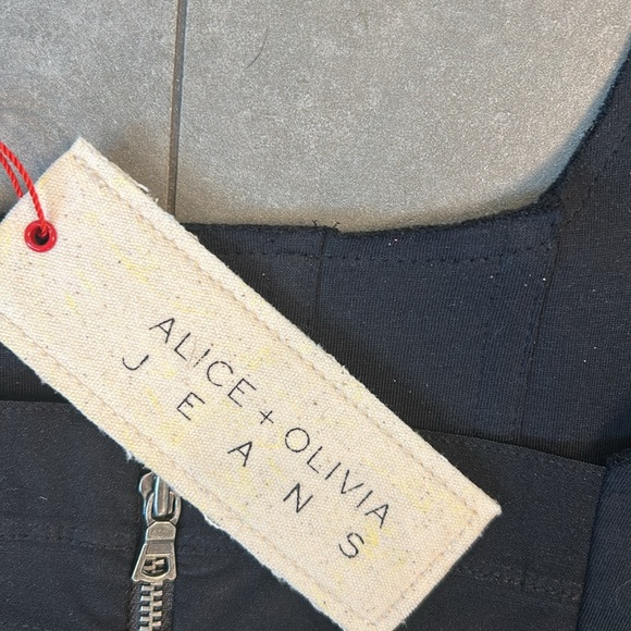 Alice+Olivia Woman’s Breslin Band Tee Corset Top - Picture 11 of 11